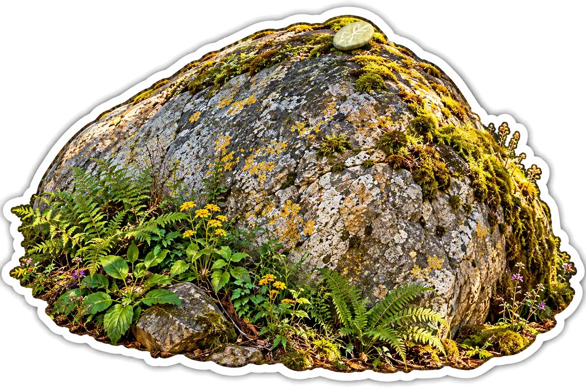 Giant Rock and the path stone sticker